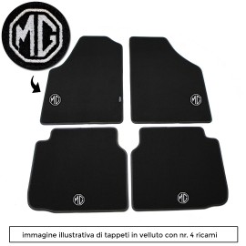Tappetini Auto Carmat Su Misura Per Renault Megane III (2008+), Set Da 4, Colore Nero, In Tessuto Con Bordatura Nubuk, Impermeabili