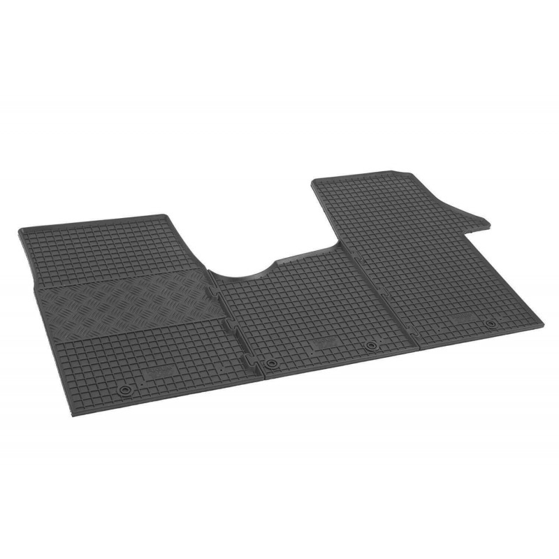 Tappetini In Gomma Anteriori Per Nissan Note II E12 (2012-2016) – 2 Pezzi, Bordo Rialzato 15 Mm