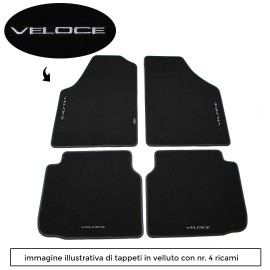 FUM03G - Gomma auto Tappetini nero 4 pezzi tappeto Mat universale | Prezzi e Offerte | Market
