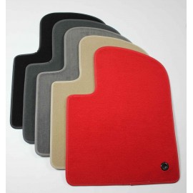 Set Tappetini Anteriori In Velluto Per Porsche 924 – Su Misura, 2 Pezzi, Antiscivolo, Con Rinforzo