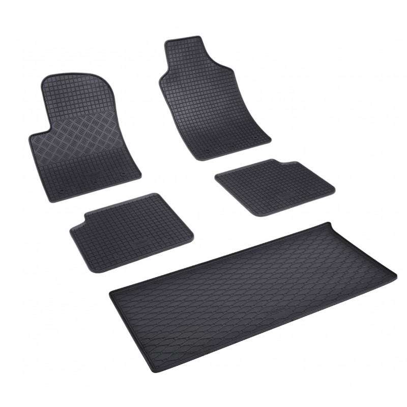 KIT (tappeti + baule gomma) Fiat 500 Restyling dal 2013-2015, Restyling dal  2015