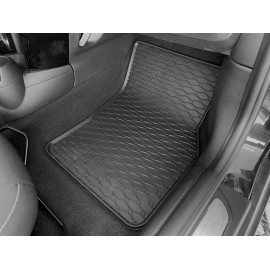 SPRINT Tappetini Auto Su Misura In Moquette Per Opel Adam (dal 2013) - Antiscivolo, Fissaggi Originali, Salvatacco, Colore Nero