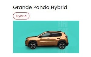 Grande Panda Hybrid dal 2025-